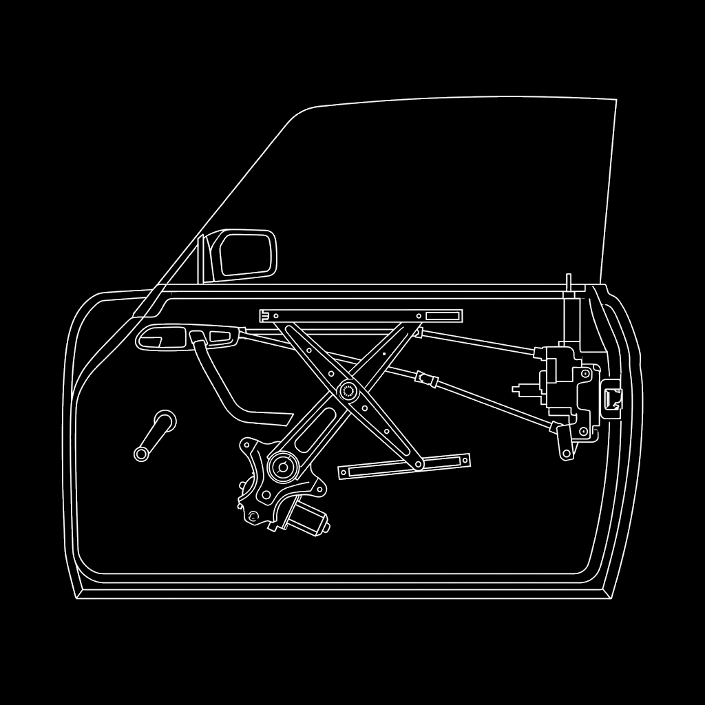 Naprawy Mercedes R107 — Drzwi i Zamki